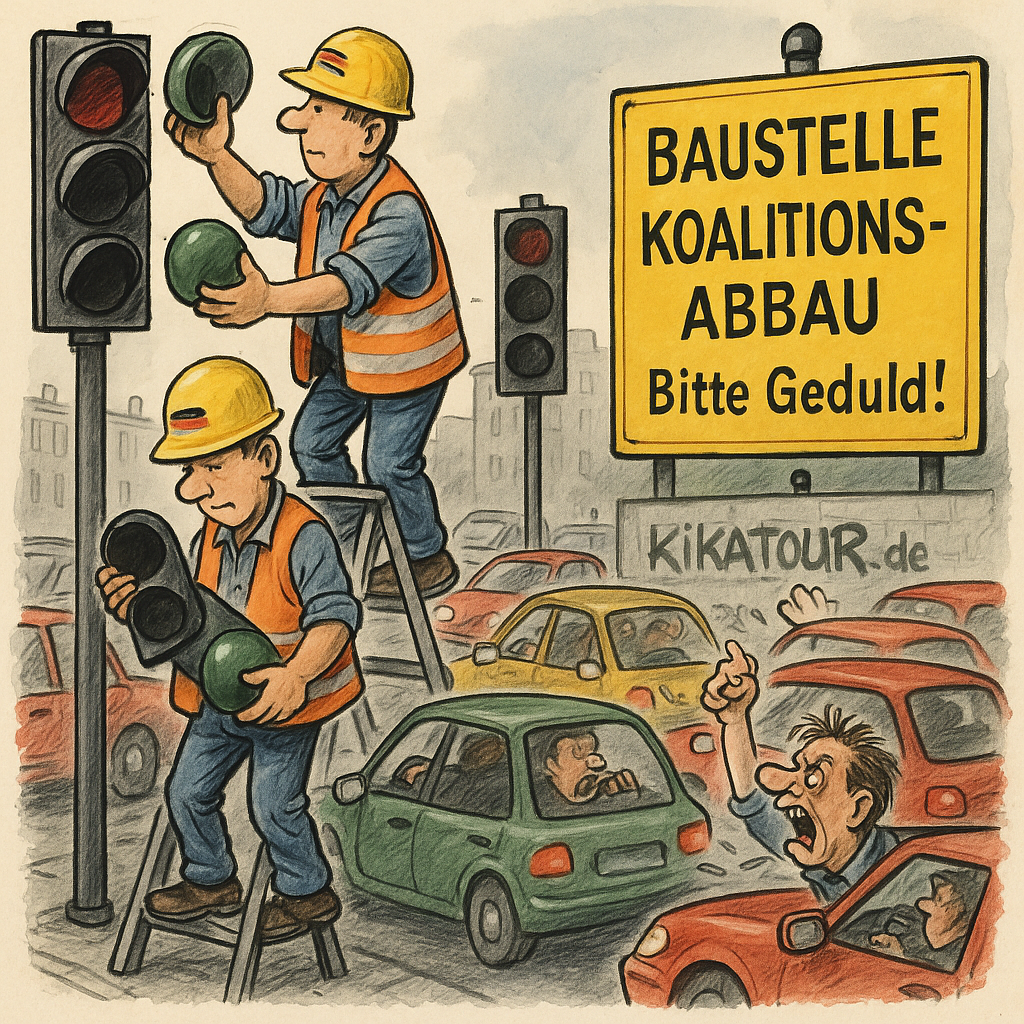 Chaos beim Ampelabbau