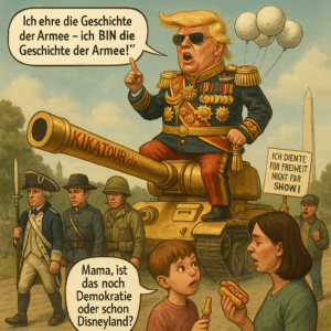 USA planen Militärparade an Trumps Geburtstag