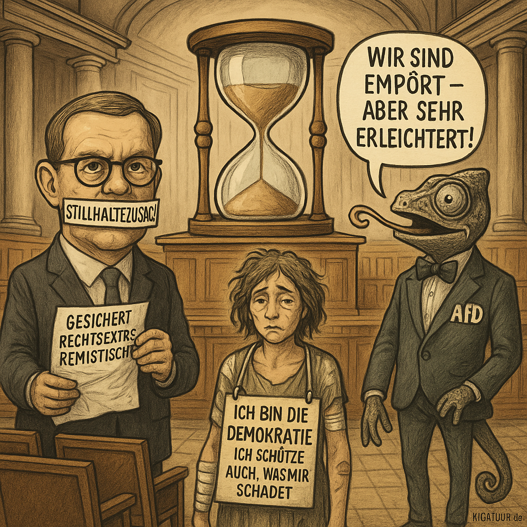 Stillhaltezusage des Verfassungsschutzes