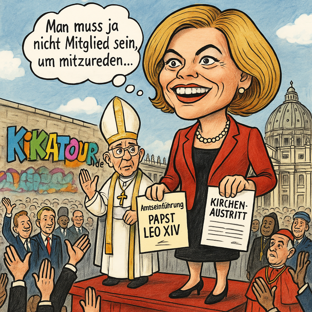 Papst und Klöckner