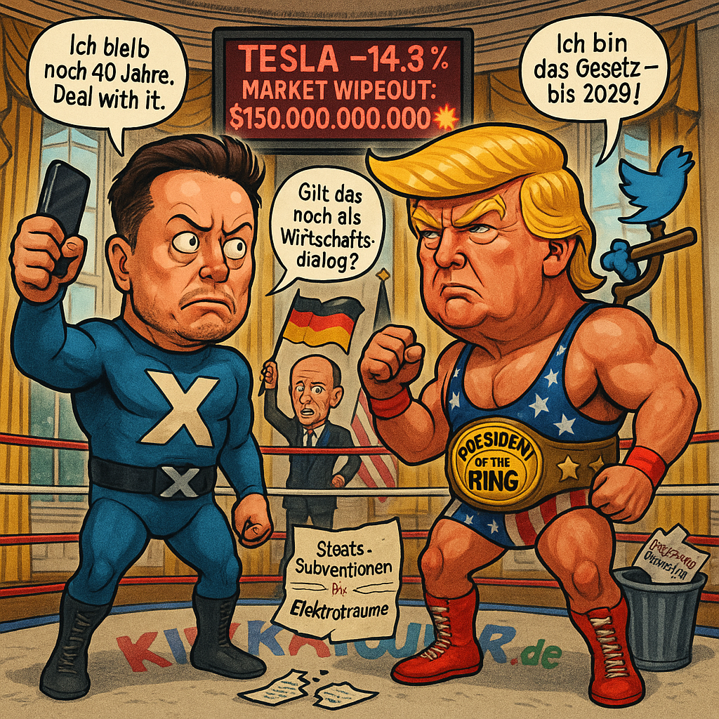 Wenn US-Titanen wrestlen: Der Bruch zwischen Musk und Trump