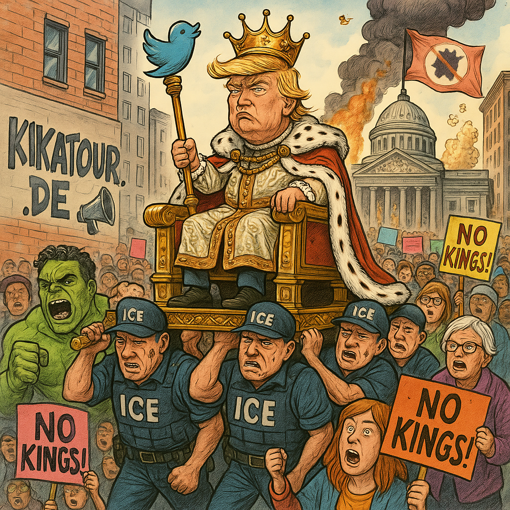 No Kings Day – Protest gegen Trumps Monarchie-Fantasien
