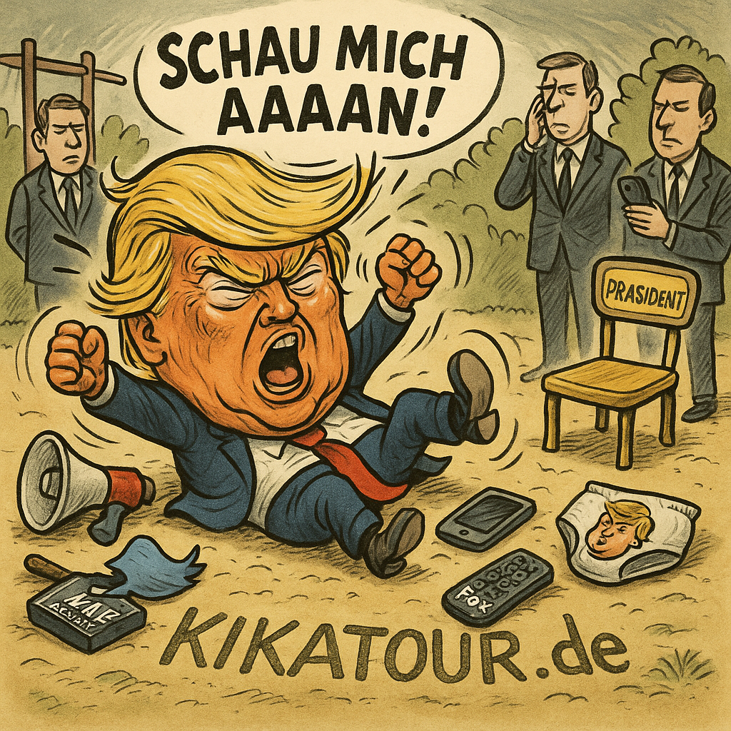 Trump auf dem Spielplatz der Eitelkeit
