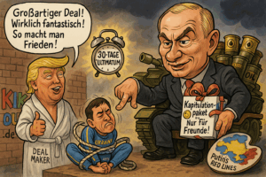 Putins Friedensgeschenk mit Gebrauchsanleitung zur Selbstaufgabe