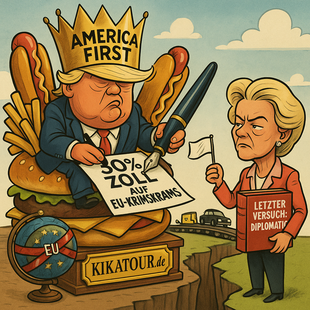 Trumps Zollburger – 30 Prozent auf alles außer Diplomatie