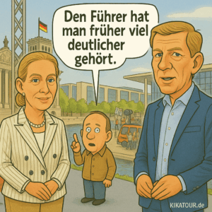 Sommerinterview mit rechter Rückkopplung