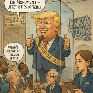 Trump soll Weltkulturerbe werden – Deal! Hauptsache, er bleibt in der UNESCO