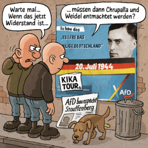 Jetzt gehört er auch ihnen – Die AfD beansprucht Stauffenberg