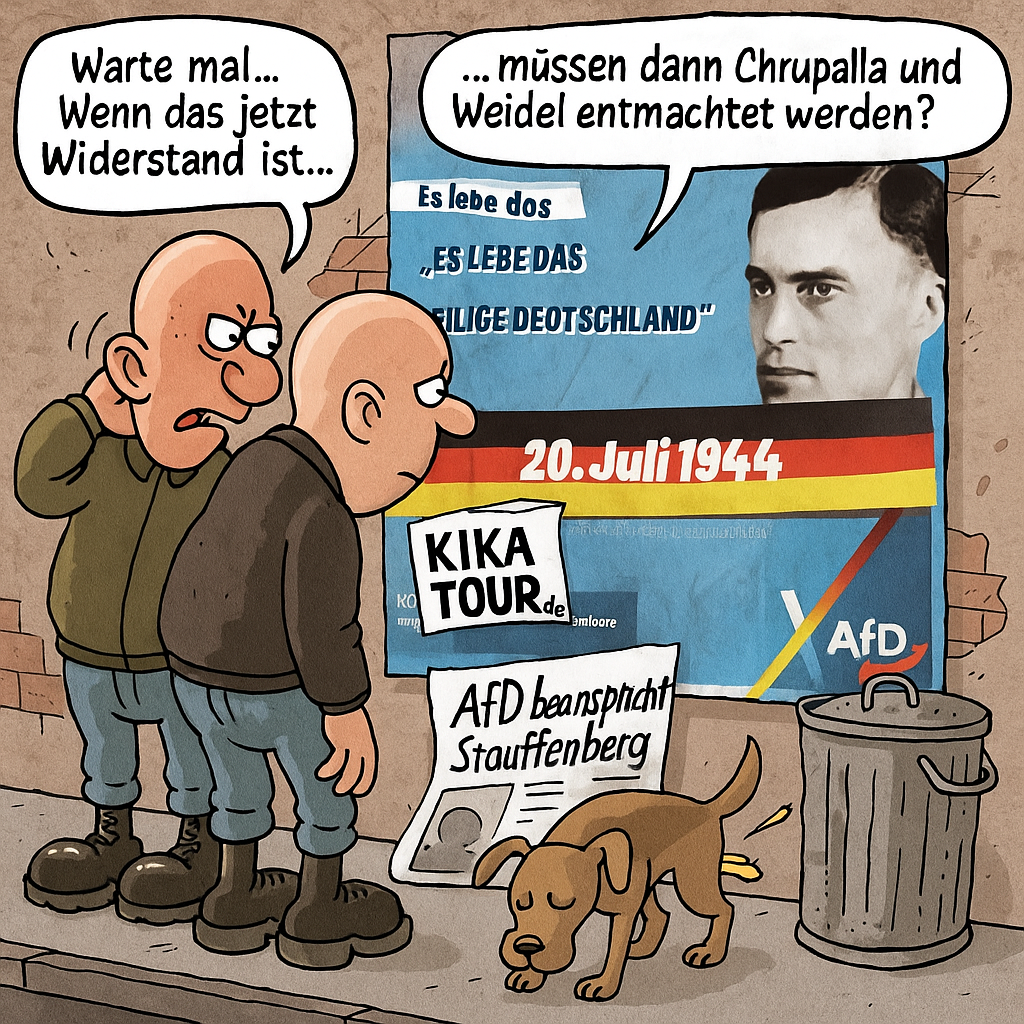 Jetzt gehört er auch ihnen – Die AfD beansprucht Stauffenberg