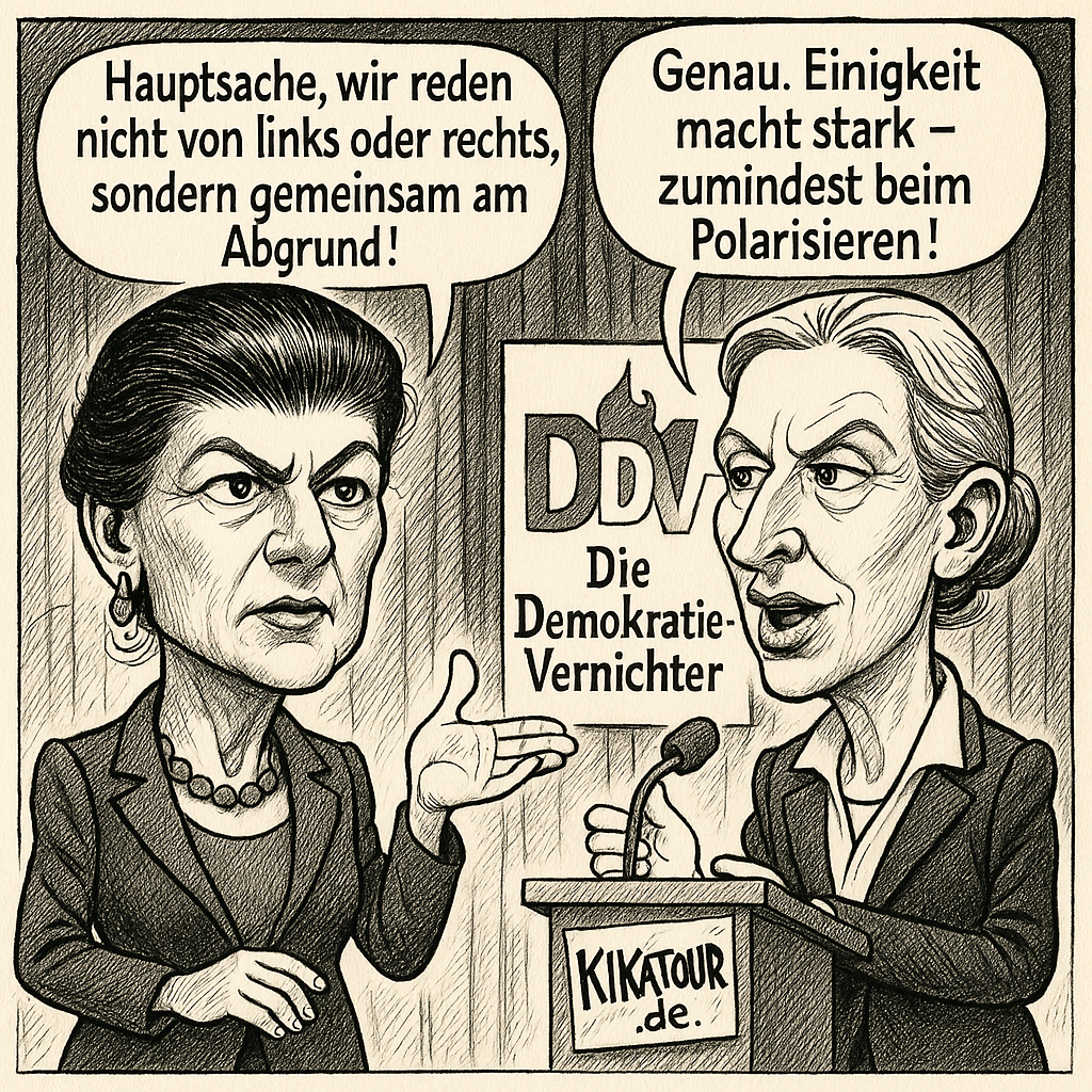 Zusammen gegen die Demokratie – Bühne frei für DDV