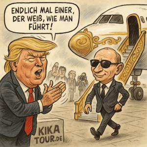 Trump begrüßt Putin wie einen Superstar auf US-Boden
