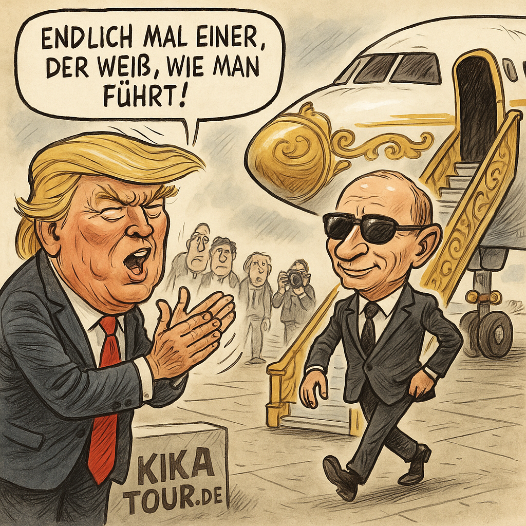 Trump begrüßt Putin wie einen Superstar auf US-Boden