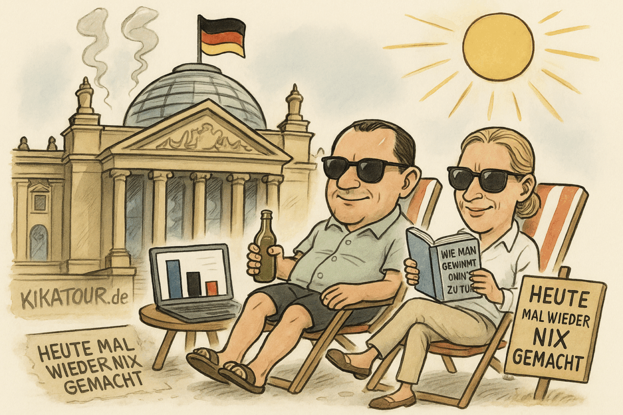 Gewinnen ohne zu arbeiten – Sommerpause vor dem Bundestag