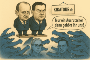 Merz und Klingbeil: Wackelige Allianz über dem Krokodilsbecken
