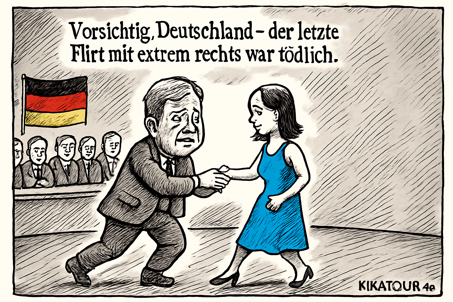 Vorsichtig, Deutschland – der letzte Flirt mit extrem rechts war tödlich.