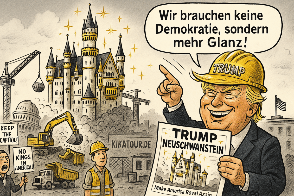 Make America Royal Again – Trumps neues Capitol mit Zinnen und Kronen