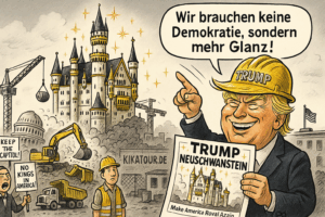 Make America Royal Again – Trumps neues Capitol mit Zinnen und Kronen