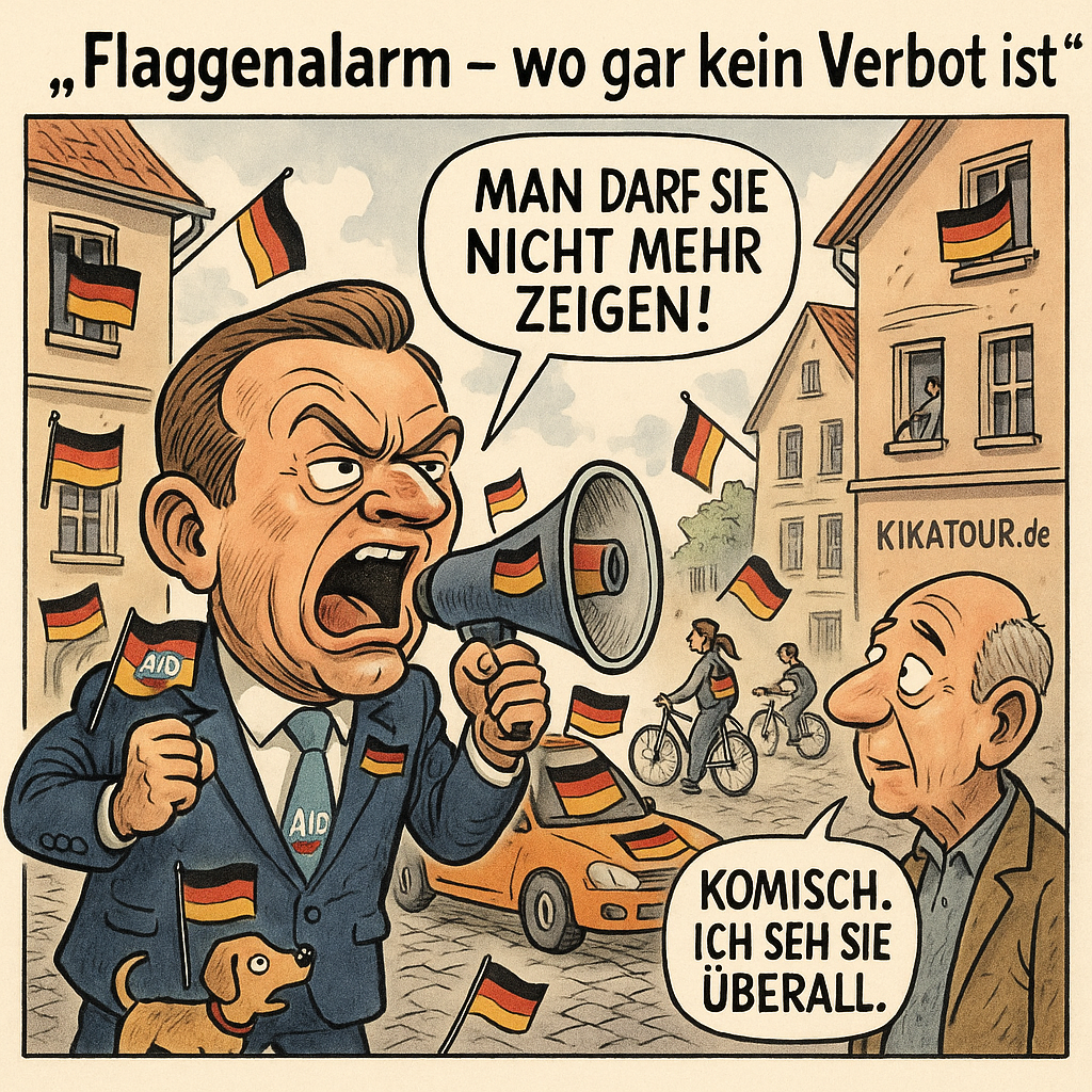 Flaggenalarm – wo gar kein Verbot ist