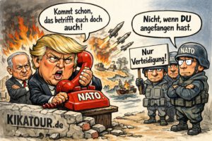 Trump fordert NATO-Hilfe nach eigenem Angriff auf den Iran