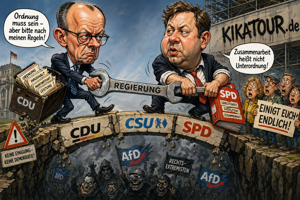 Streit auf der bröckelnden Regierungsbrücke